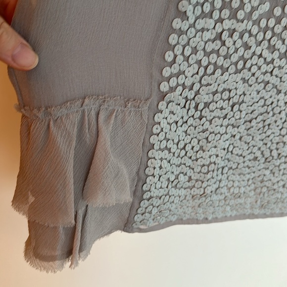 Banana Republic Heritage Grey sleeveless dress with embellishments - Picture 4 of 6